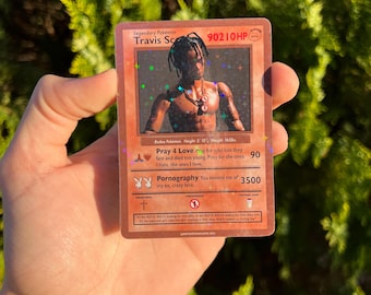 Tarjeta estilo Pokémon RODÉO de Travis Scott