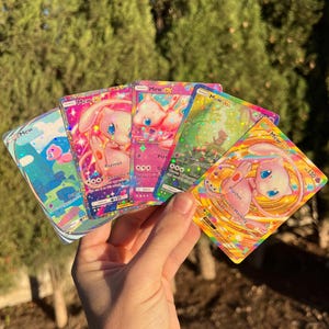 Réplica de cartas personalizadas de Mew para la aplicación de bolsillo del TCG Pokémon [PAQUETE COMPLETO]