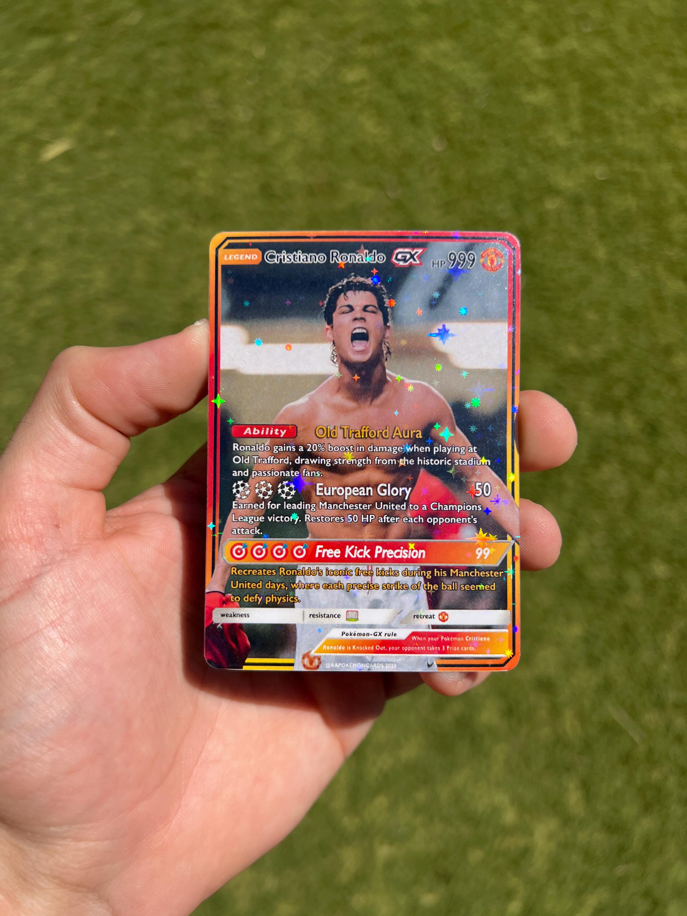CR7 Cristiano Ronaldo PACK COMPLETO Carrera Pokémon Estilo Carta