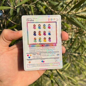 Tarjeta estilo Pokémon Drake Certifié Lover Boy