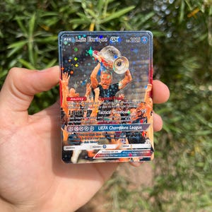 Luis Enrique PSG Übel von deranhänger Spiel-platzierten Pokémon-Karte gern