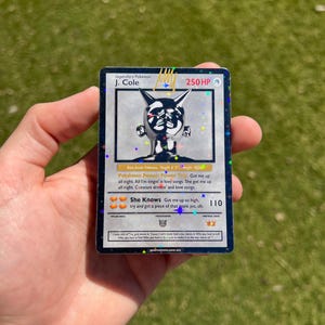 Carta in stile Pokémon J Cole Born Sinner