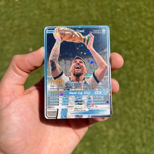 Leo Messi World Cup Pokémon style card