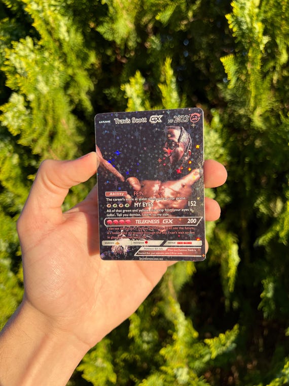 Tarjetas estilo Pokmon UTOPIA de Travis Scott