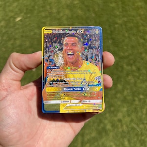 Carte de style Pokémon CR7 Cristiano Ronaldo Al-Nassr GX