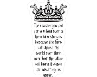 Fairie Queen Sticker: Spicy Fantasy Book Lover Decal