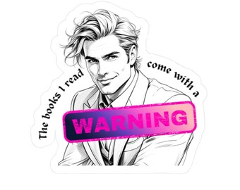 Villain Love Fantasy Sticker: Water Resistant Laptop Decal
