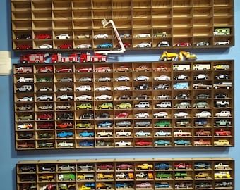 HOT WHEELS SHELF Escale 1:64 Display Rack- 99 Collection - Laser Cut File - dxf, svg, cdr - Instant Digital download.