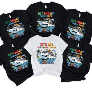 It’s My Birthday Cruise Shirt, Birthday Cruise Crew Tees, 2025 Cruise Party Shirts, Family Cruise Birthday, Women’s Bday Cruise Shirt