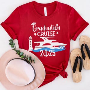 Custom Graduation Cruise Shirt 2025, Grad Cruise Trip Tee, Cruise Squad Shirt, Senior Graduation Cruise, Family Vacation Shirt