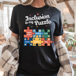 Inclusion Shirt, Neurodiversity Shirt, Special Ed Teacher Tee, Inclusion Is Cool, Autism Awareness Shirt, Teacher Gift Idea
