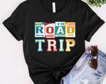 Road Trip Shirt, Family Vacation T-Shirt, Sisters Travel Shirt, Adventure Tee, Matching Travel Shirts, Summer Road Trip Outfit