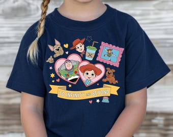 Jessie Bo Peep Coquette Shirt, Toy Story Bow Tee, You've Got a Friend in Me, Disney Trip 2025 Shirt, Girls Matching Disney Tee, Funny Shirt