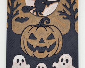 3D Printed Halloween Fridge Magnet: Spooky Kitchen Decor