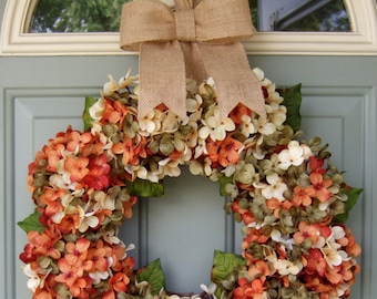 Fall Wreath Fall Autumn Wreath Fall Wreath for Door