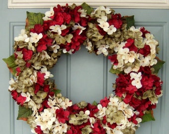 Christmas Wreath - Holiday Wreath - Christmas Door Wreath