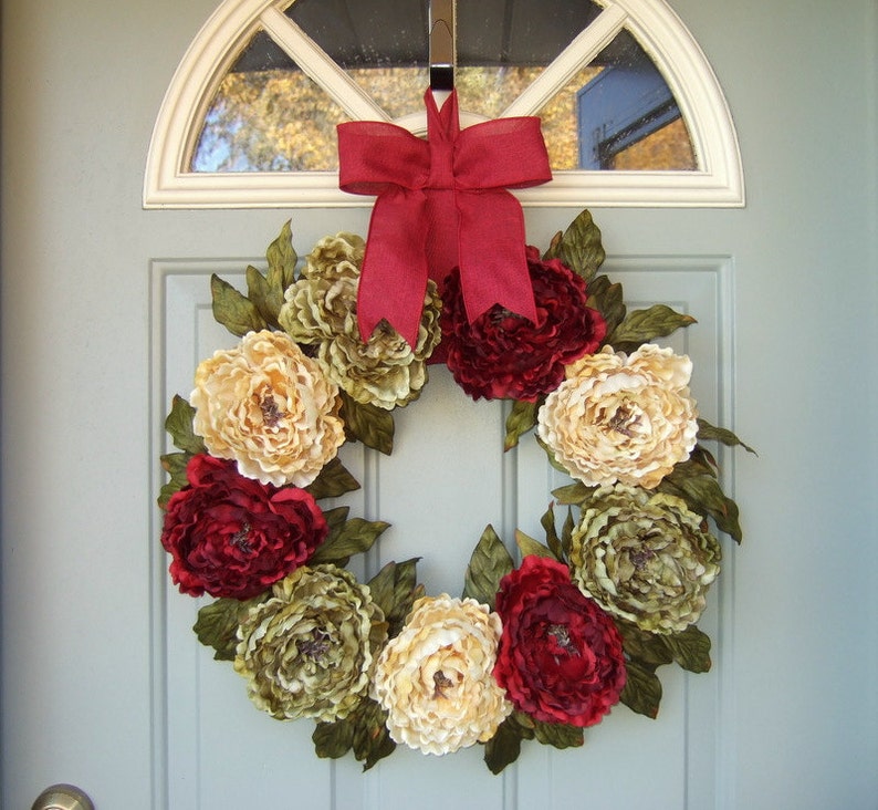 Christmas Wreath Holiday Wreath Wreath for Christmas Door image 2