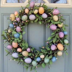 Spring Wreath - Easter Wreath - Easter Egg Wreath