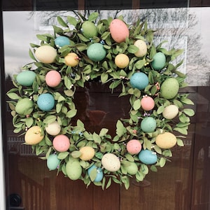 Spring Wreath - Easter Wreath - Easter Egg Wreath