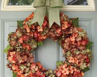 Fall Wreath Fall Autumn Wreath Fall Wreath for Door