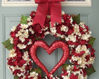 Valentine Wreath - Valentine Door Wreath