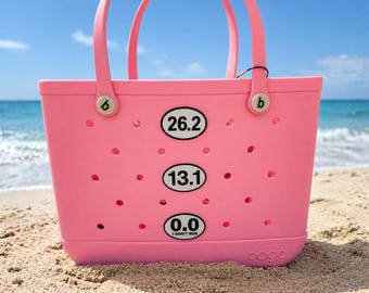 Running Bogg Bag Charms | 26.2 13.1 0.0 I Don’t Run | Marathon Half Funny Charm | Beach Bag Charm for Bogg & Simply Southern