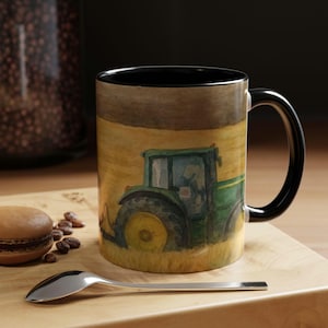 Harvest nr 1 Coffee Mug - Rustic Agriculture Drinkware, Tractor Gift, Country Kitchen Decor, Farmhouse Mug, Gift for Farmers