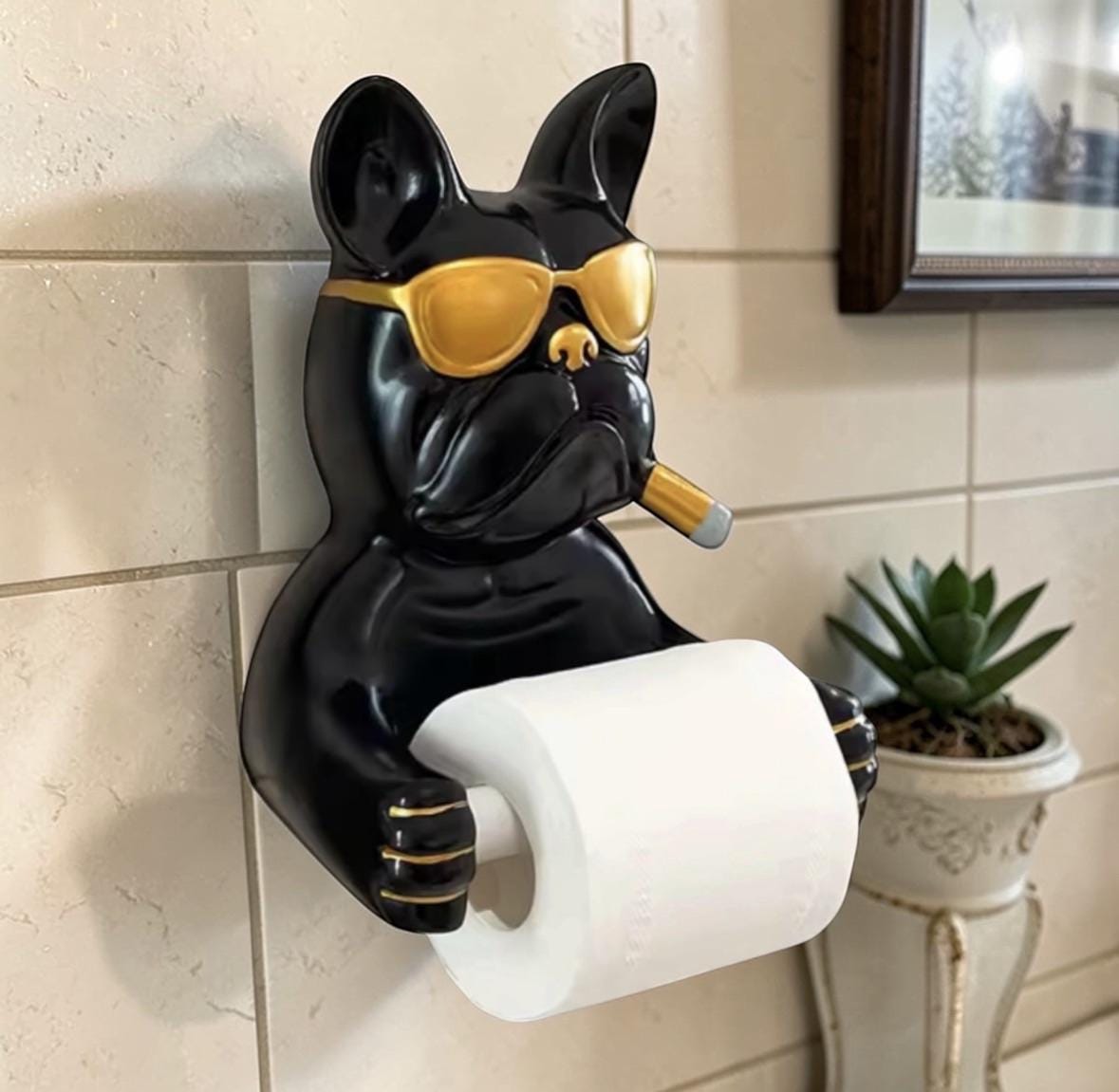 French bulldog toilet paper holder - Etsy 日本
