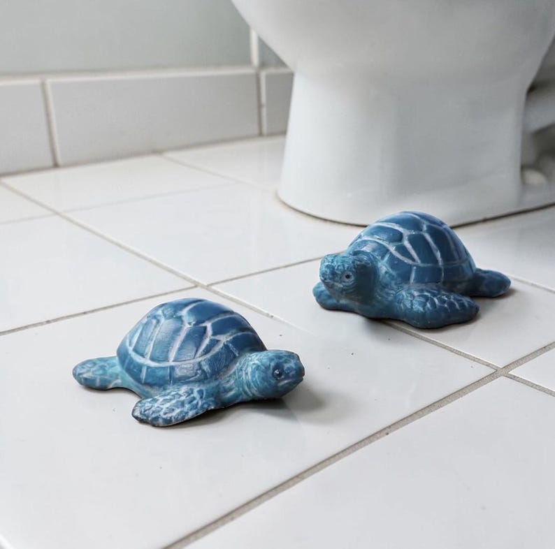 Sea Turtle Toilet Bolt Coversnull
