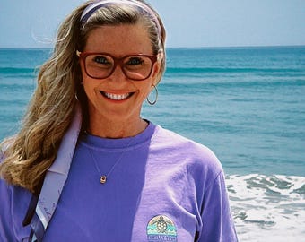 Camiseta de tortuga marina / Camiseta unisex Comfort Colors, Conservación del océano