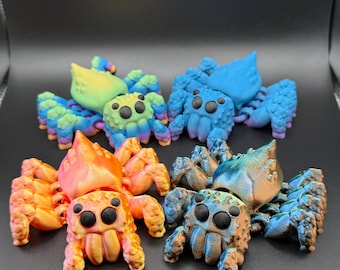 ジャンピングスパイダーのおもちゃ - 関節式フィジェットペット