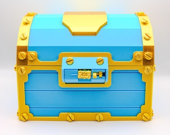 クラッシュ・ロワイヤル 宝箱（コンビネーションロックまたはスライドロック、取り外し可能な棚付き）