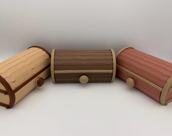 ロールトップチェスト（引き出し連動式、同時開閉可能） - ミニチュアデスク - ユニークな収納ボックス