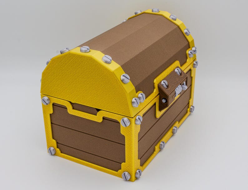 Treasure Chest with Combination Lock & Hidden Shelf image 3