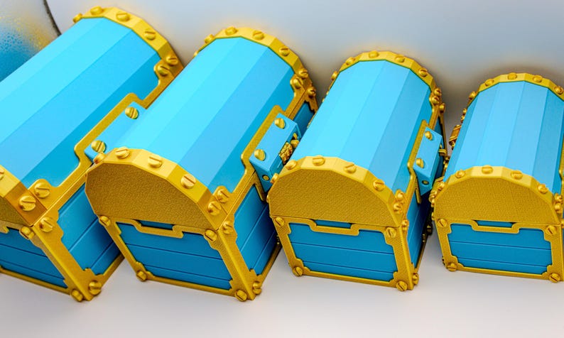 Treasure Chest with Combination Lock & Hidden Shelf image 8