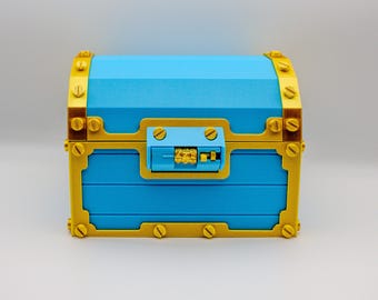 Clash Royale Treasure Chest with Combination Lock & Hidden Shelf