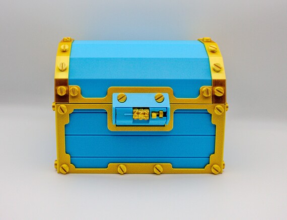 Clash Royale Treasure Chest with Combination Lock & Hidden Shelf