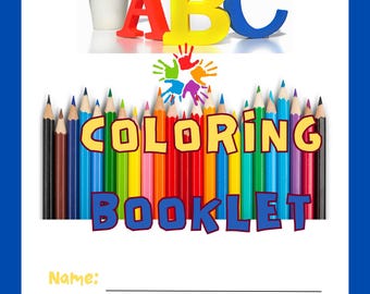 Libro para colorear del abecedario