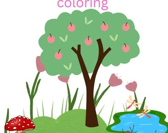 La alegría de colorear la primavera