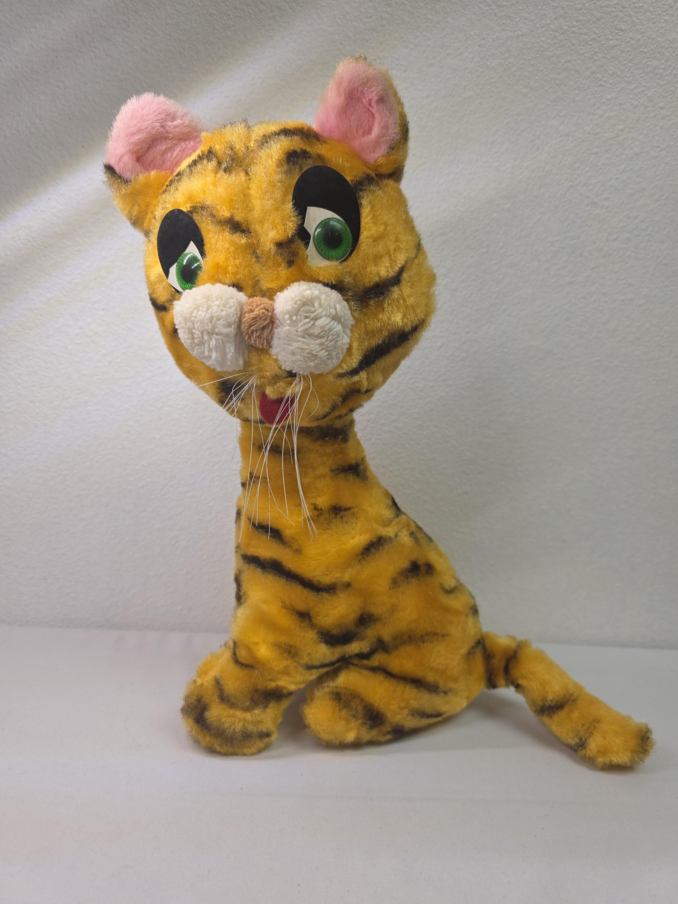 70s Stuffed Tiger - Etsy