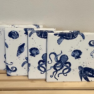 Coaster Set:  Sea Life