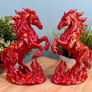 3D Printed Fire Horse Figurine | Lunar New Year 2026 image 2