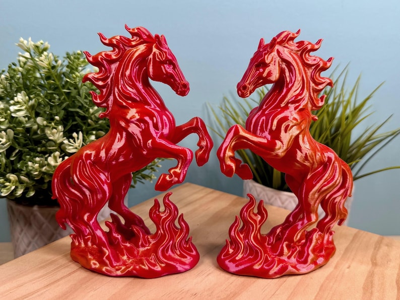 3D Printed Fire Horse Figurine | Lunar New Year 2026 image 2