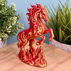 3D Printed Fire Horse Figurine | Lunar New Year 2026 image 4