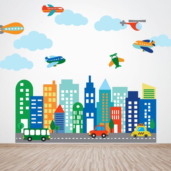 Building Decals Etsy