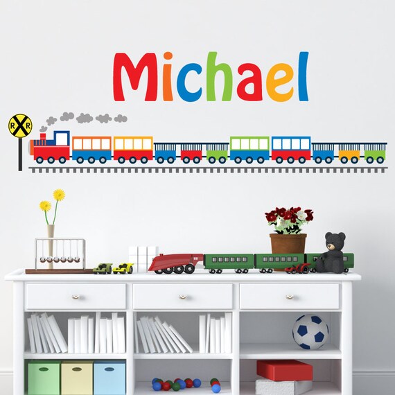 train wall decals