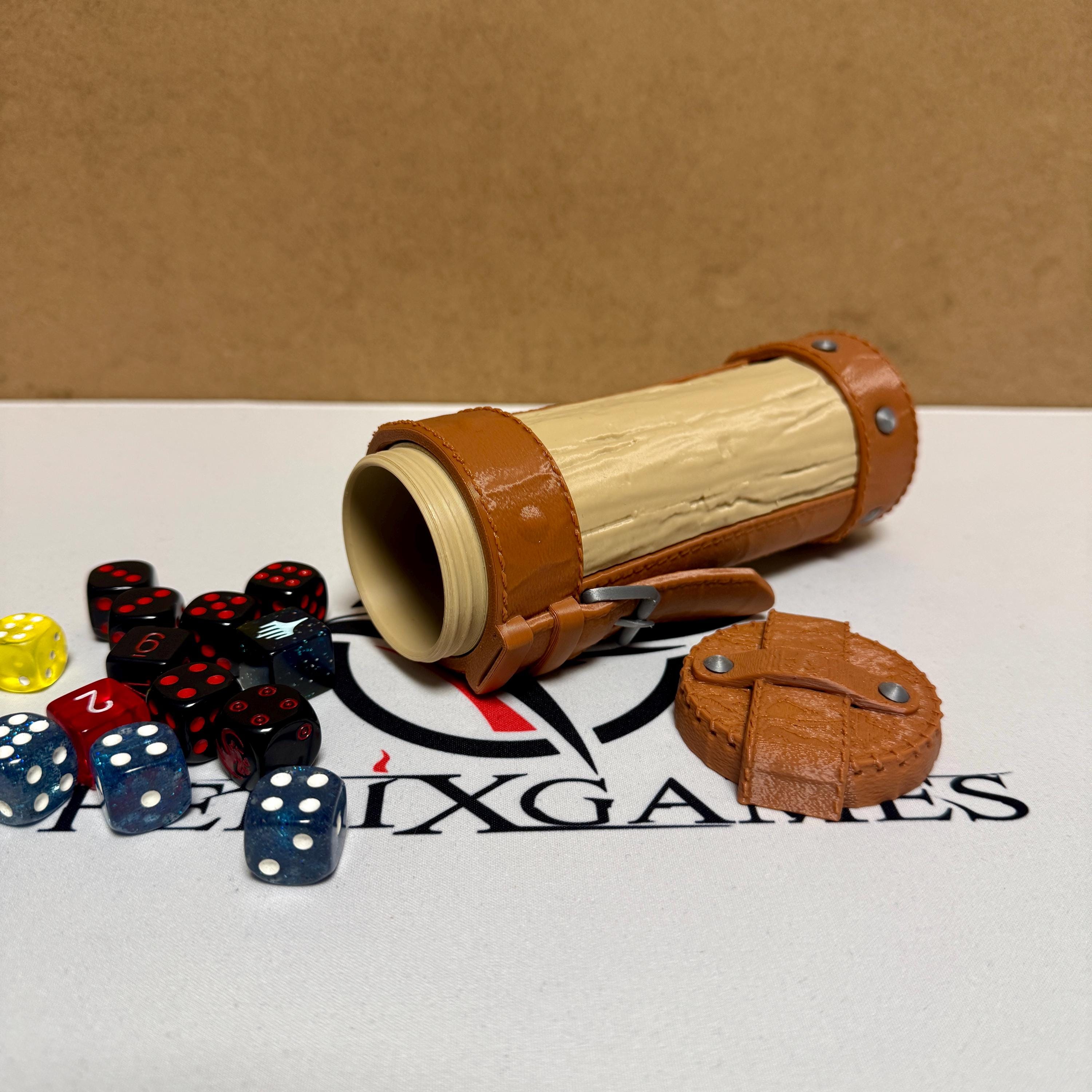 Anime Style Dice Box | Multicolor 3D Dice Holder | D&D, Roleplaying, Geek Gift