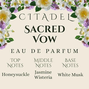 Sacred Vow Eau De Parfum, Floral Perfume, Romantic Perfume, Perfume for Women, Evening Wear, Gift For Her
