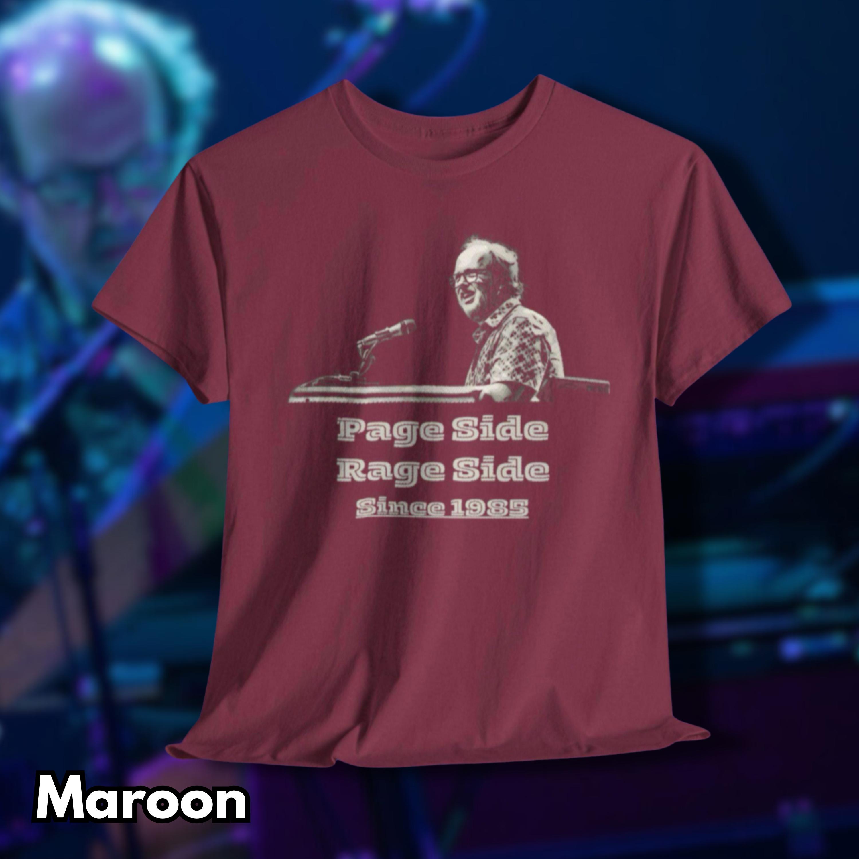 Retro Page Side Rage Side Since 1985 Vintage Style Tee For Phishphan Retro Graphical T-Shirt, Music Lover Gift, Jamband Concert Merch