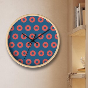 Fishman Donut Wall-Clock Phishfan Home Decor Gift-for Lot-Kid Retro Time Piece Gift Scene-Head Festival Accessories Jamband Tour-Life Vibes